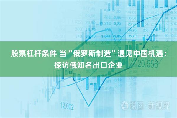 股票杠杆条件 当“俄罗斯制造”遇见中国机遇：探访俄知名出口企业