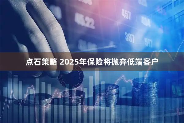 点石策略 2025年保险将抛弃低端客户